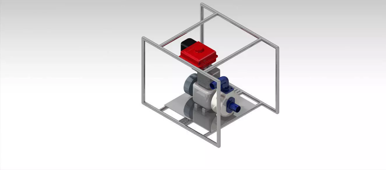 water pump Free 3D model_0