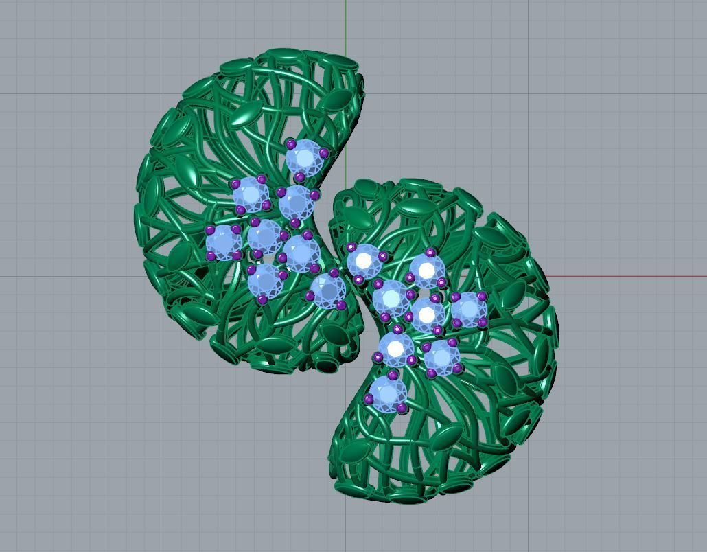 Bodhi Root Ring 3D print model_5