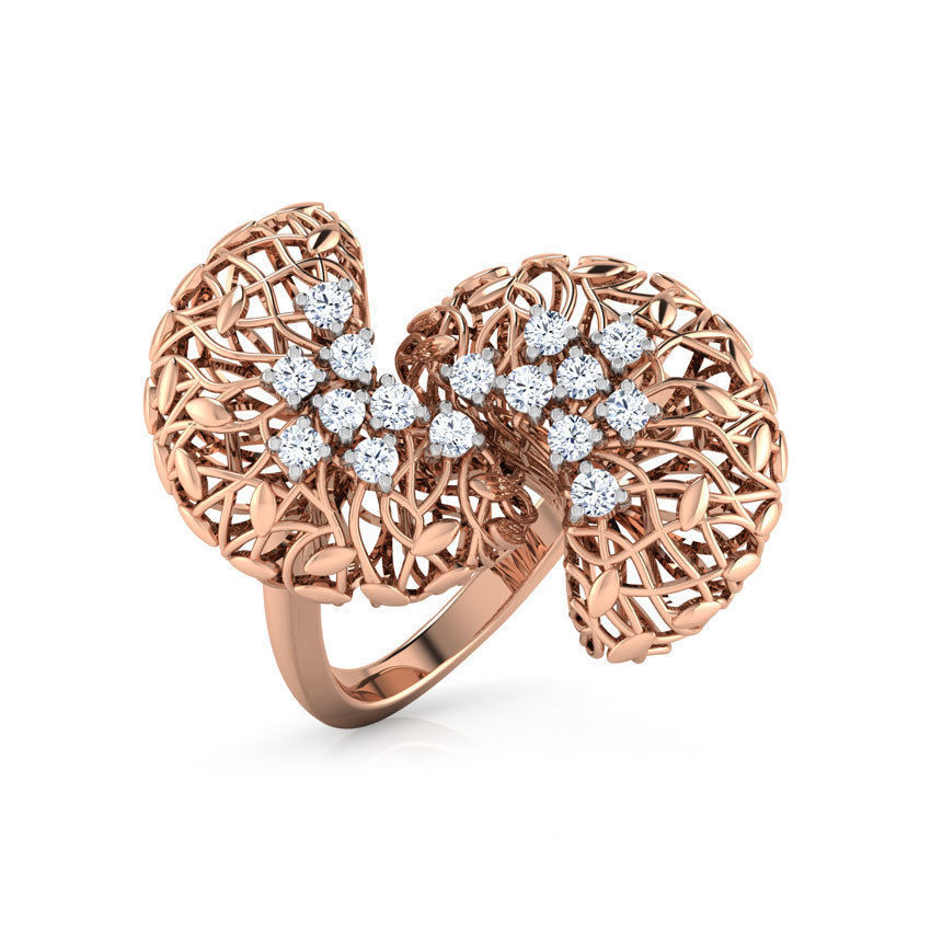 Bodhi Root Ring 3D print model_1