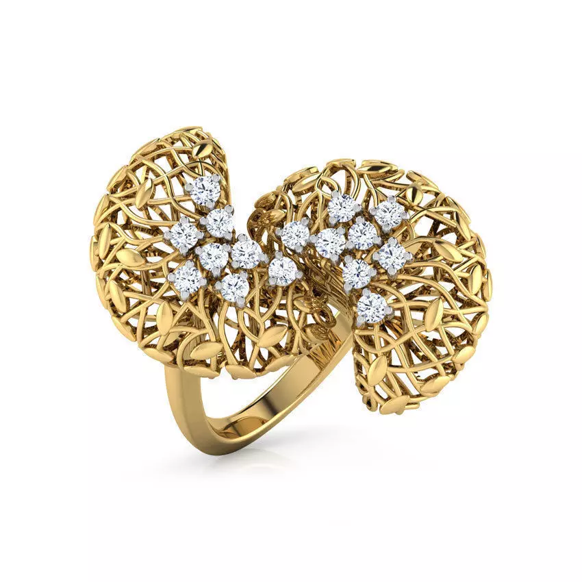 Bodhi Root Ring 3D print model_0