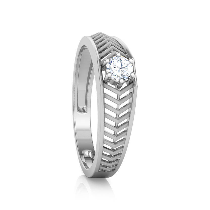 Ted Solitaire Ring 3D print model_7
