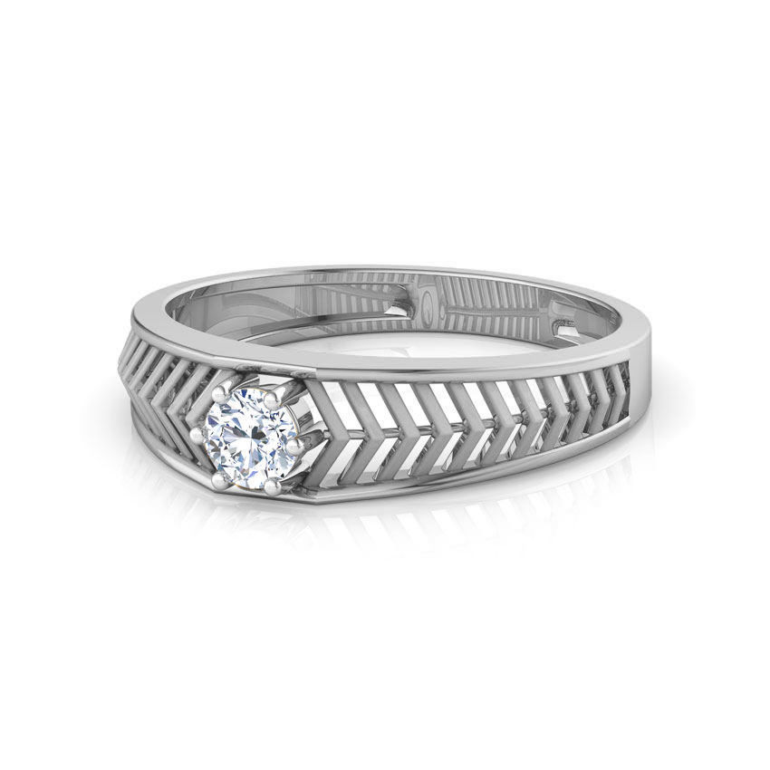 Ted Solitaire Ring 3D print model_9