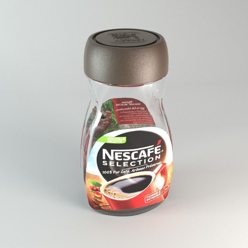 Nescafe Selection Coffee Container  3D model_5