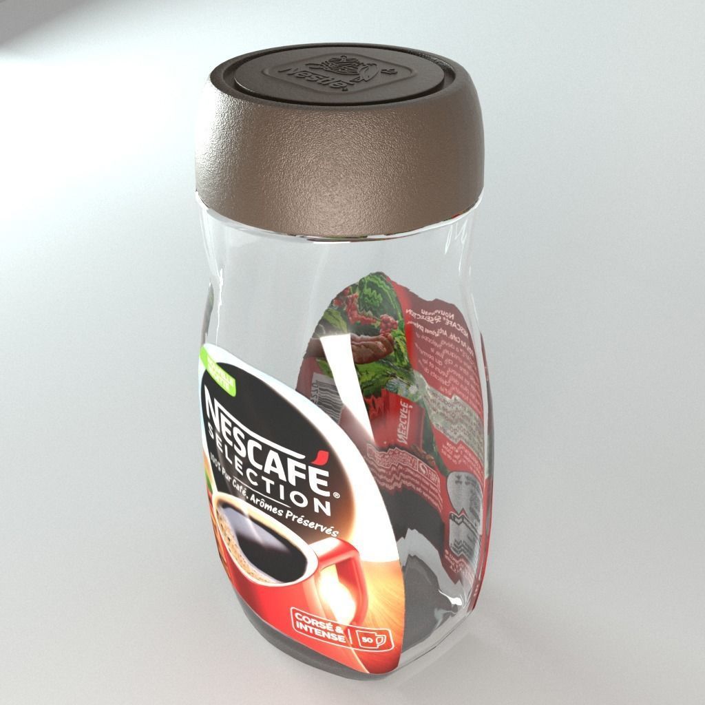 Nescafe Selection Coffee Container  3D model_4