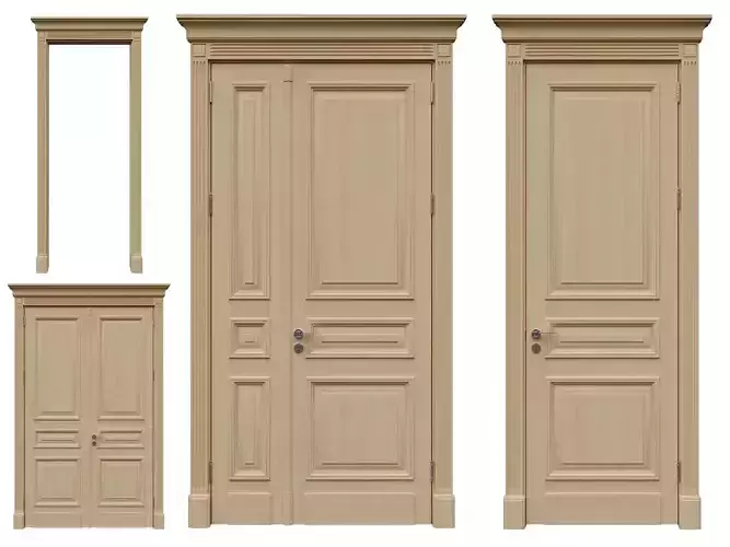 Classic wood doors