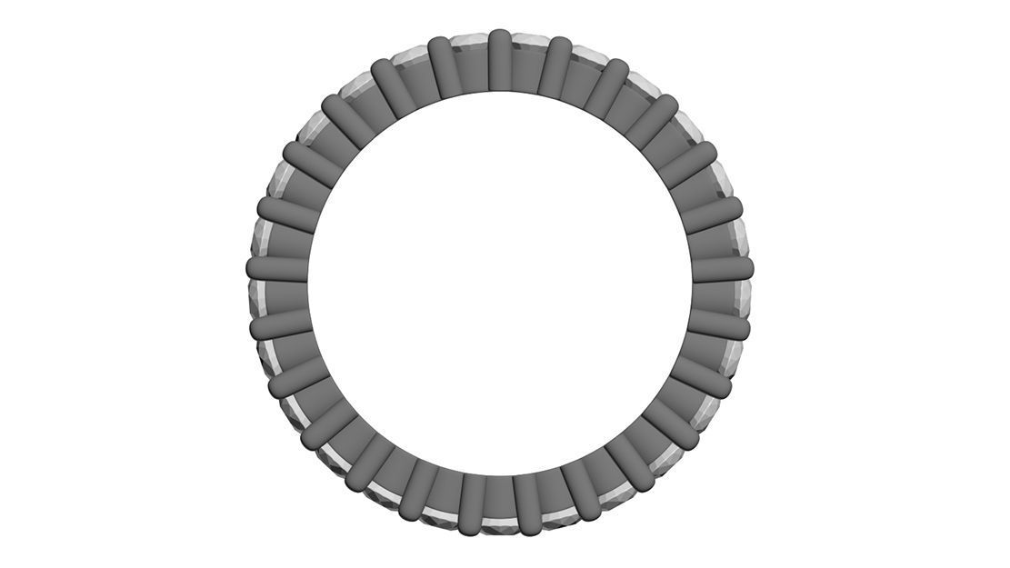 Touch Of Paradise Eternity Band 3D print model_9