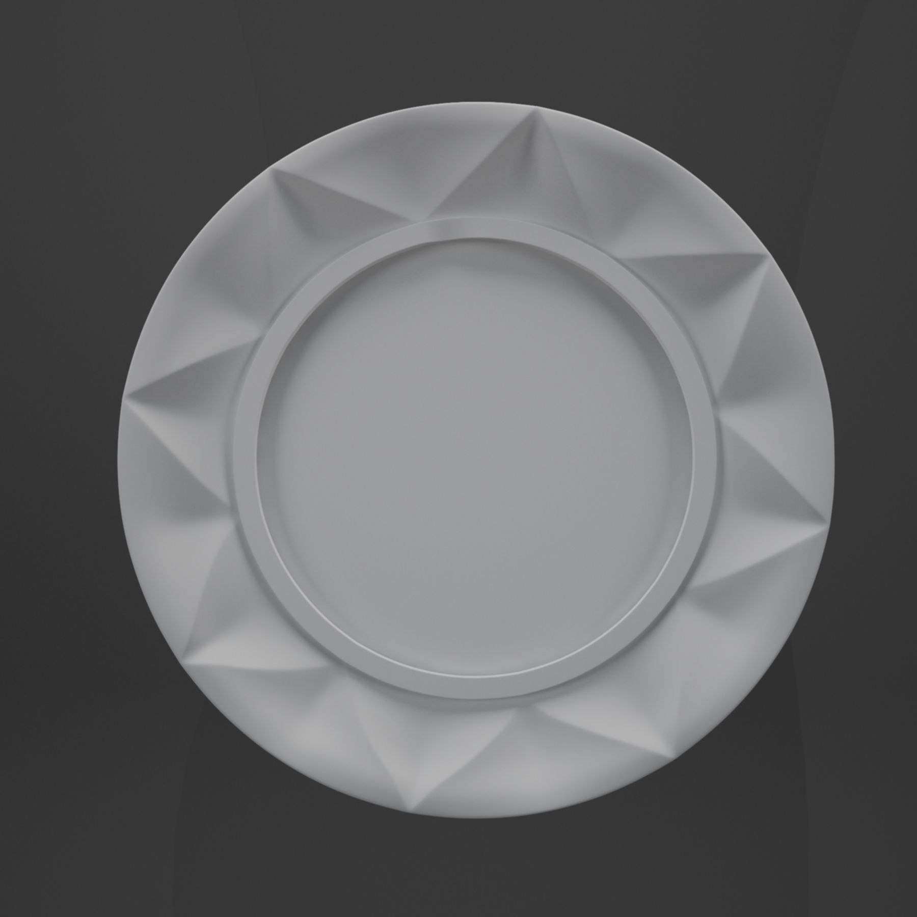 mirror frame 3D print model_2