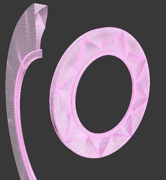 mirror frame 3D print model_1