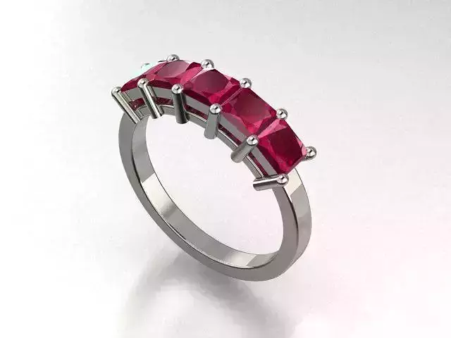 engagement Ruby Ring 