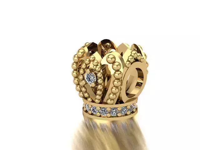 Queens crown charm ball 