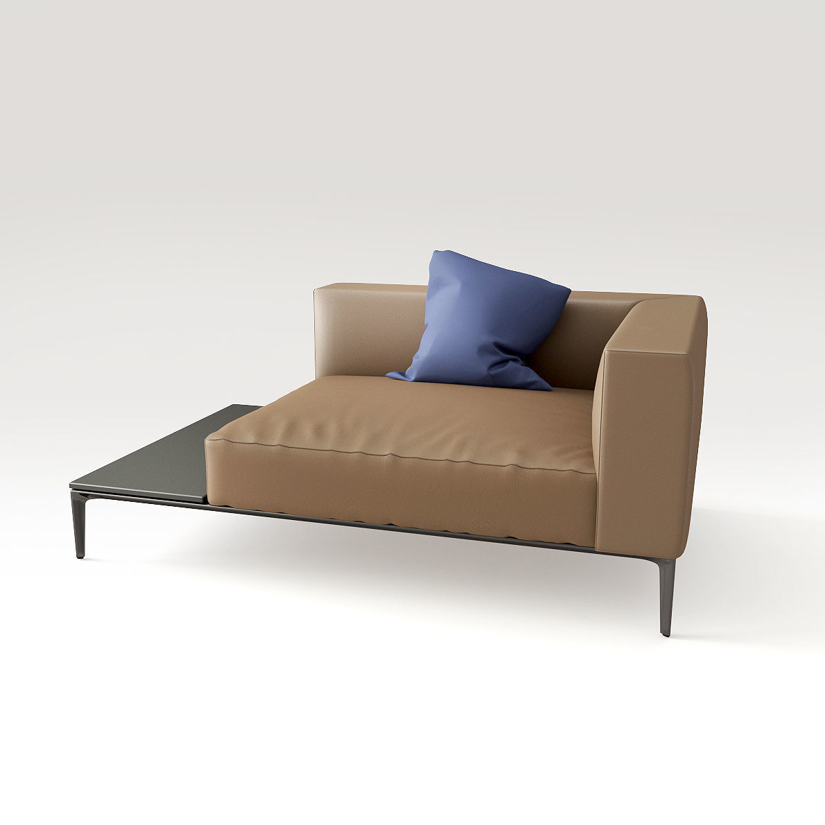 Armchair Jaan Living from Walter Knoll - Design by EOOS 3D model_1