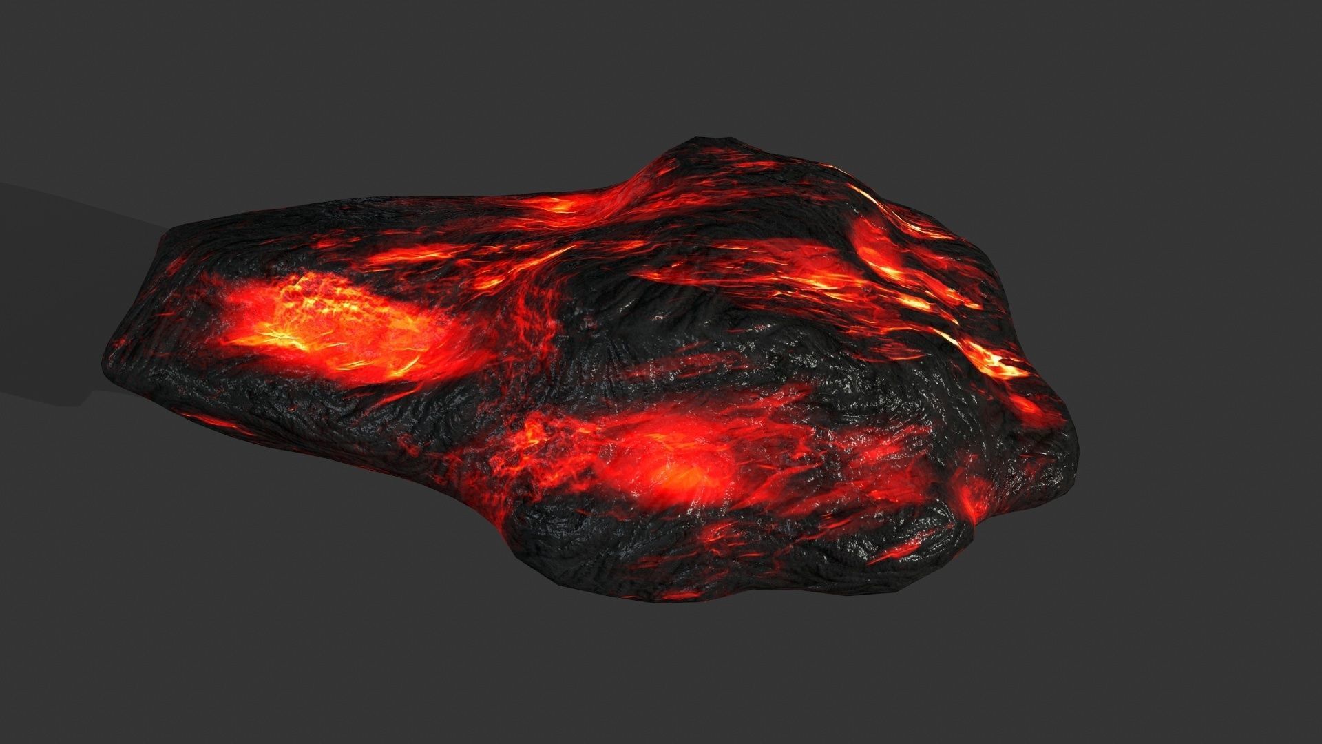 lava rocks Low-poly 3D model_16