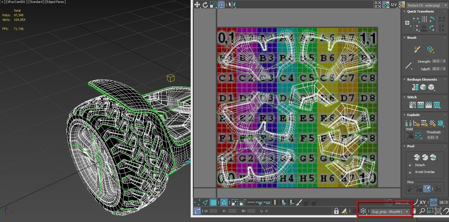 Hoverboard Low-poly 3D model_11