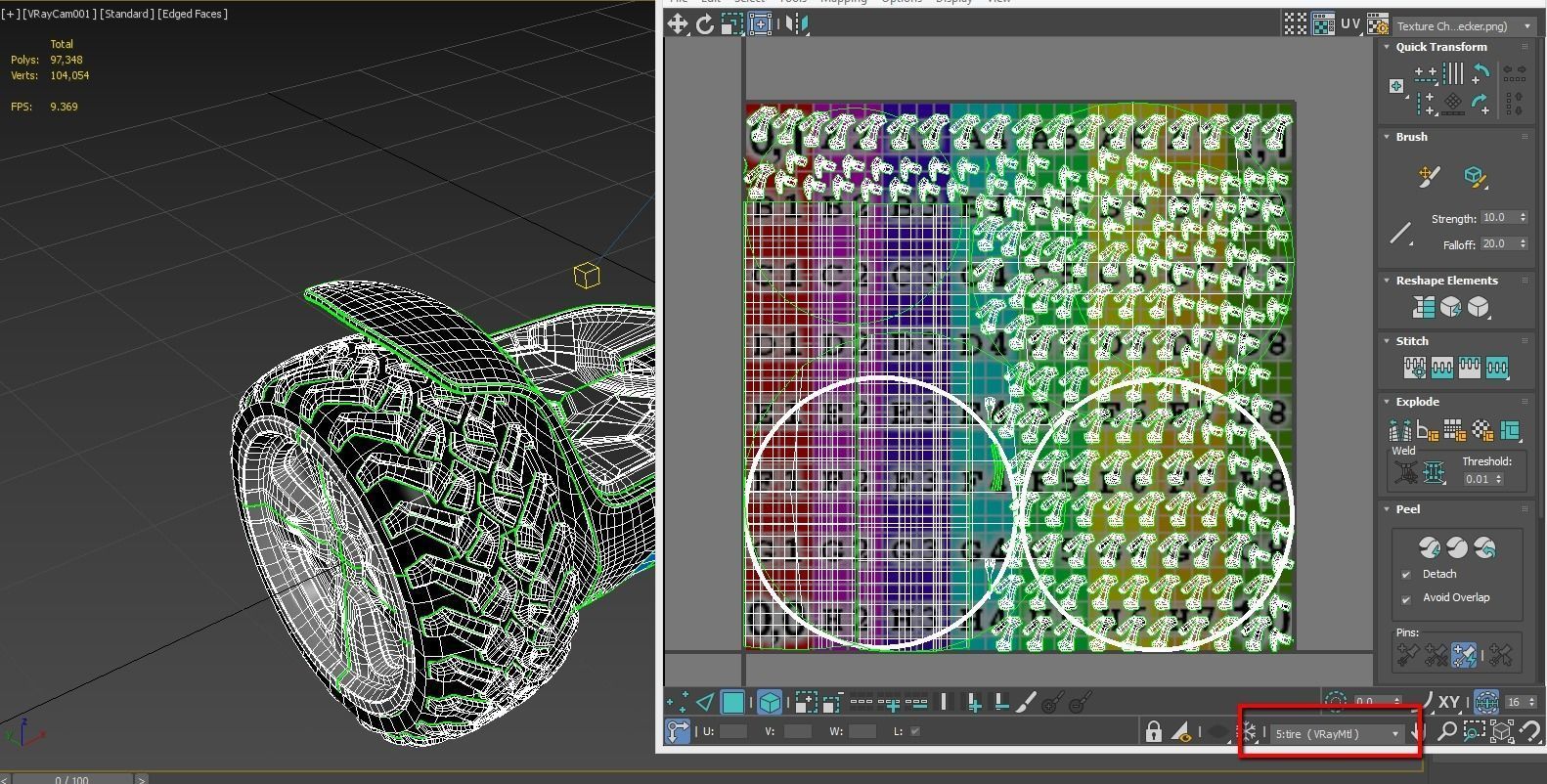 Hoverboard Low-poly 3D model_10