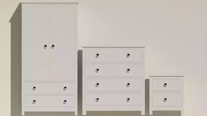 Argos HOME Broklyn 3 piece bedroom set Free 3D model