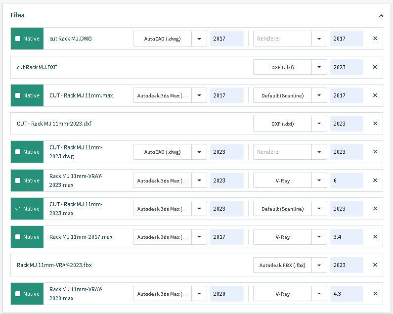 Rack MJ for CNC router cut 3D print model_22