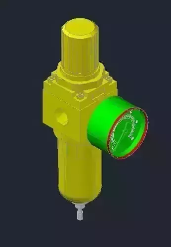 14 air regulator Free 3D model