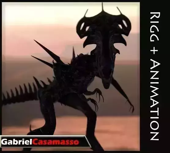Queen Xenomorph 3D model