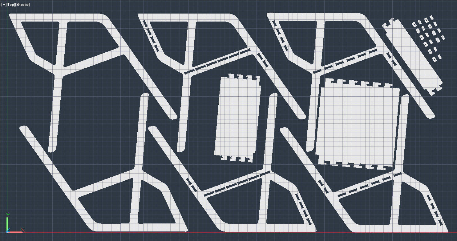 Chair Deca - CNC router cut 3D print model_11