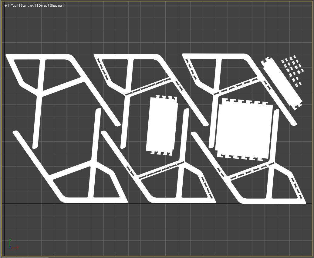 Chair Deca - CNC router cut 3D print model_13