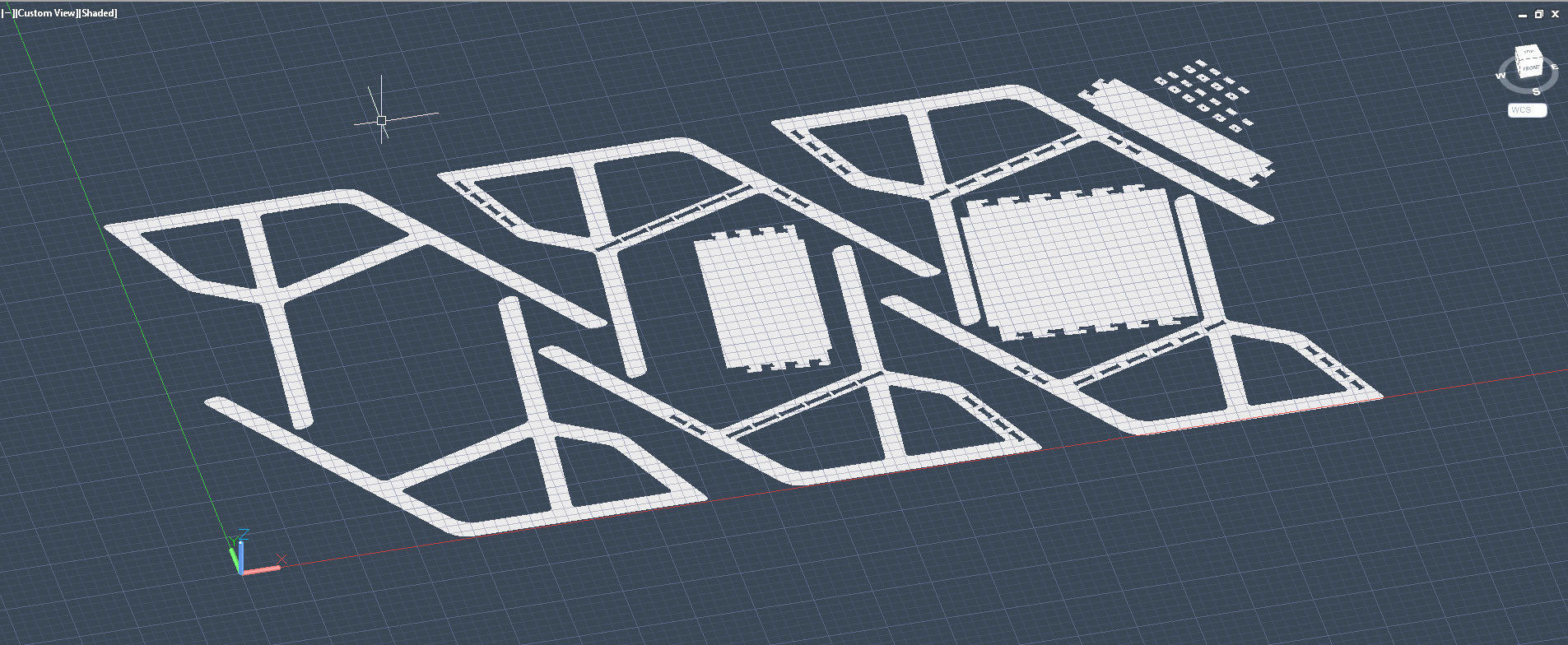 Chair Deca - CNC router cut 3D print model_12