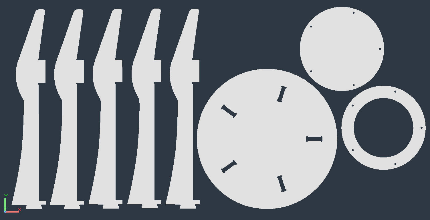 Table DECA for CNC router cut 3D print model_5