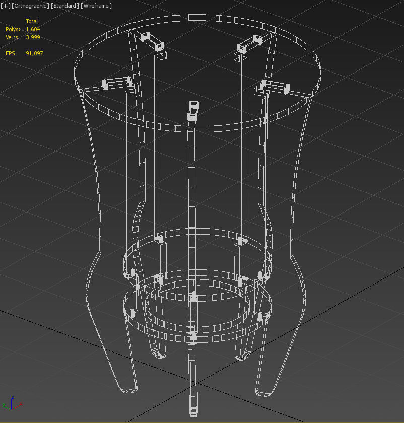 Table DECA for CNC router cut 3D print model_21