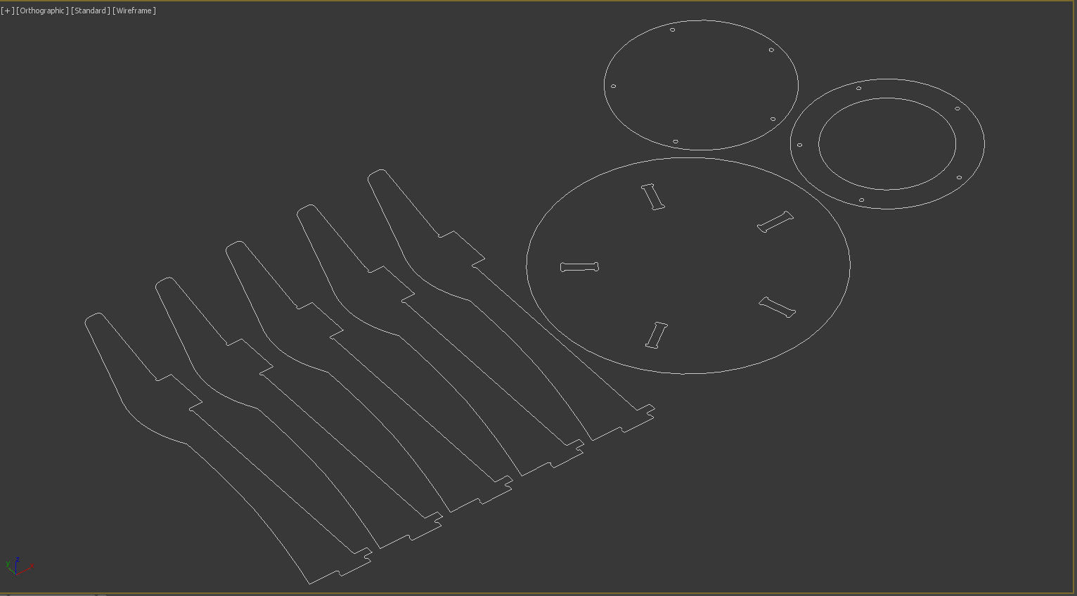 Table DECA for CNC router cut 3D print model_8