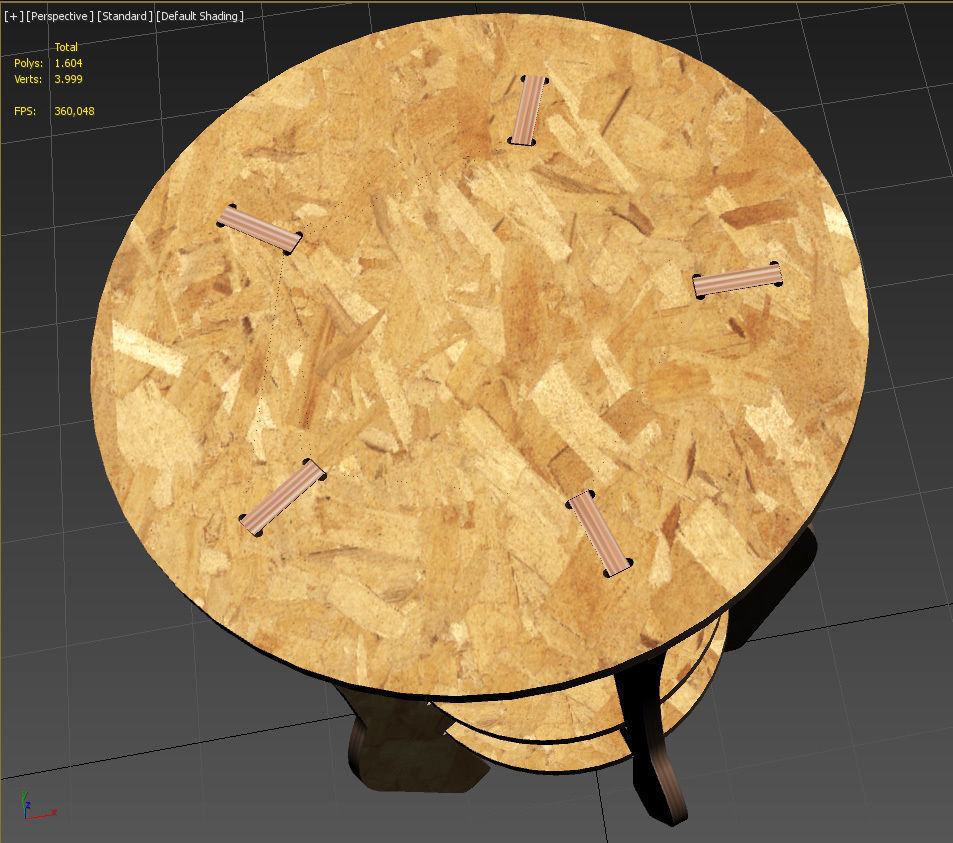 Table DECA for CNC router cut 3D print model_20