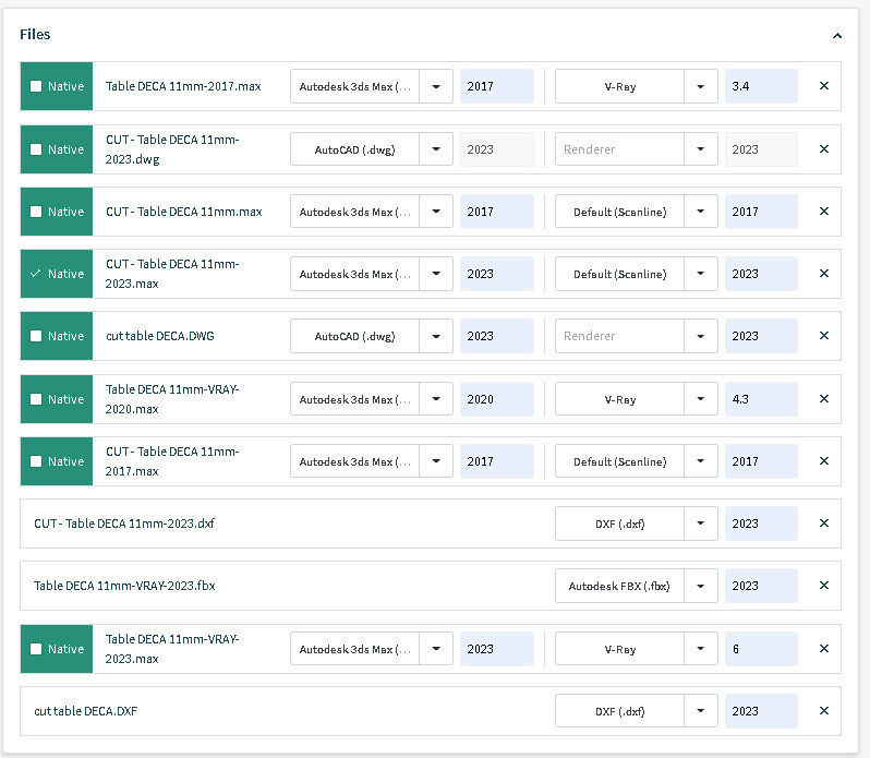 Table DECA for CNC router cut 3D print model_23