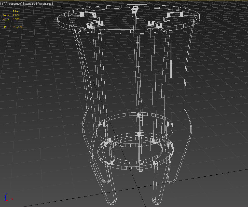 Table DECA for CNC router cut 3D print model_22