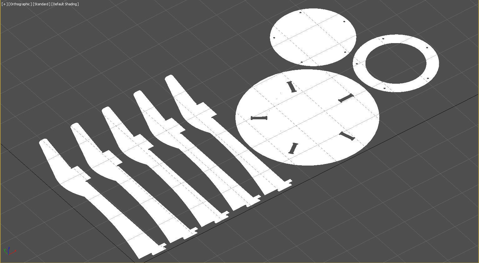 Table DECA for CNC router cut 3D print model_4