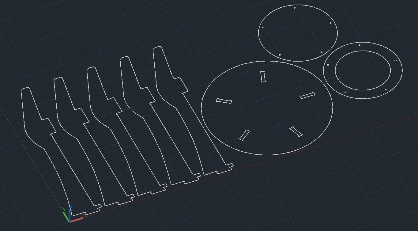 Table DECA for CNC router cut 3D print model_15