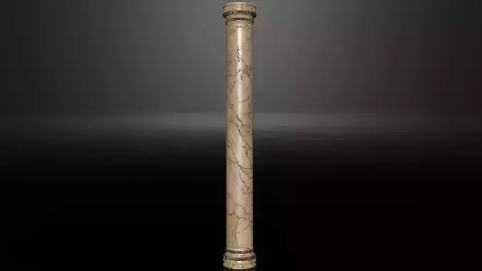Beige Colour Marble Column