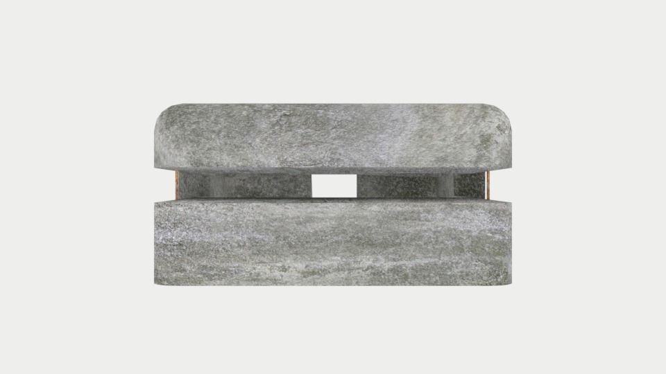 Big  bunker Free low-poly 3D model_3