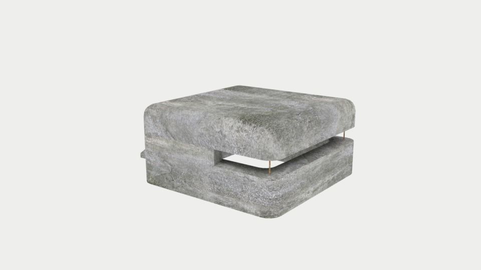 Big  bunker Free low-poly 3D model_2