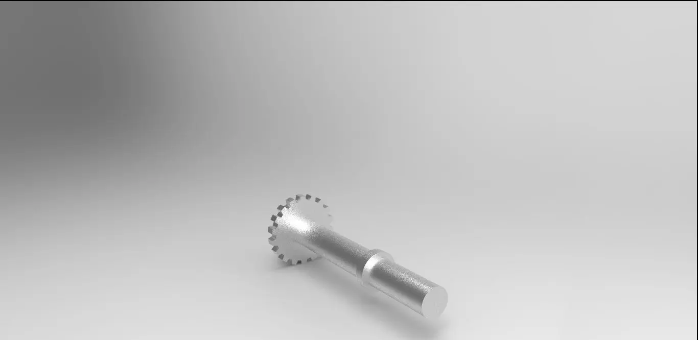 Poros metal screw Free 3D model
