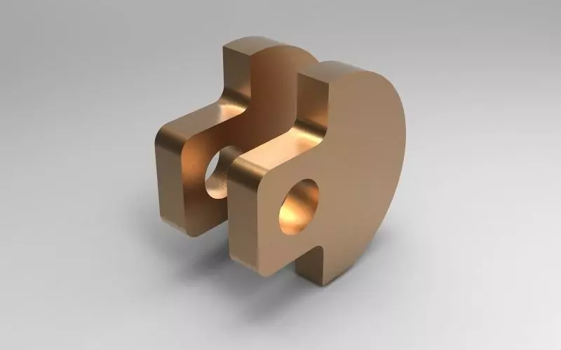 cam copper part Free 3D model