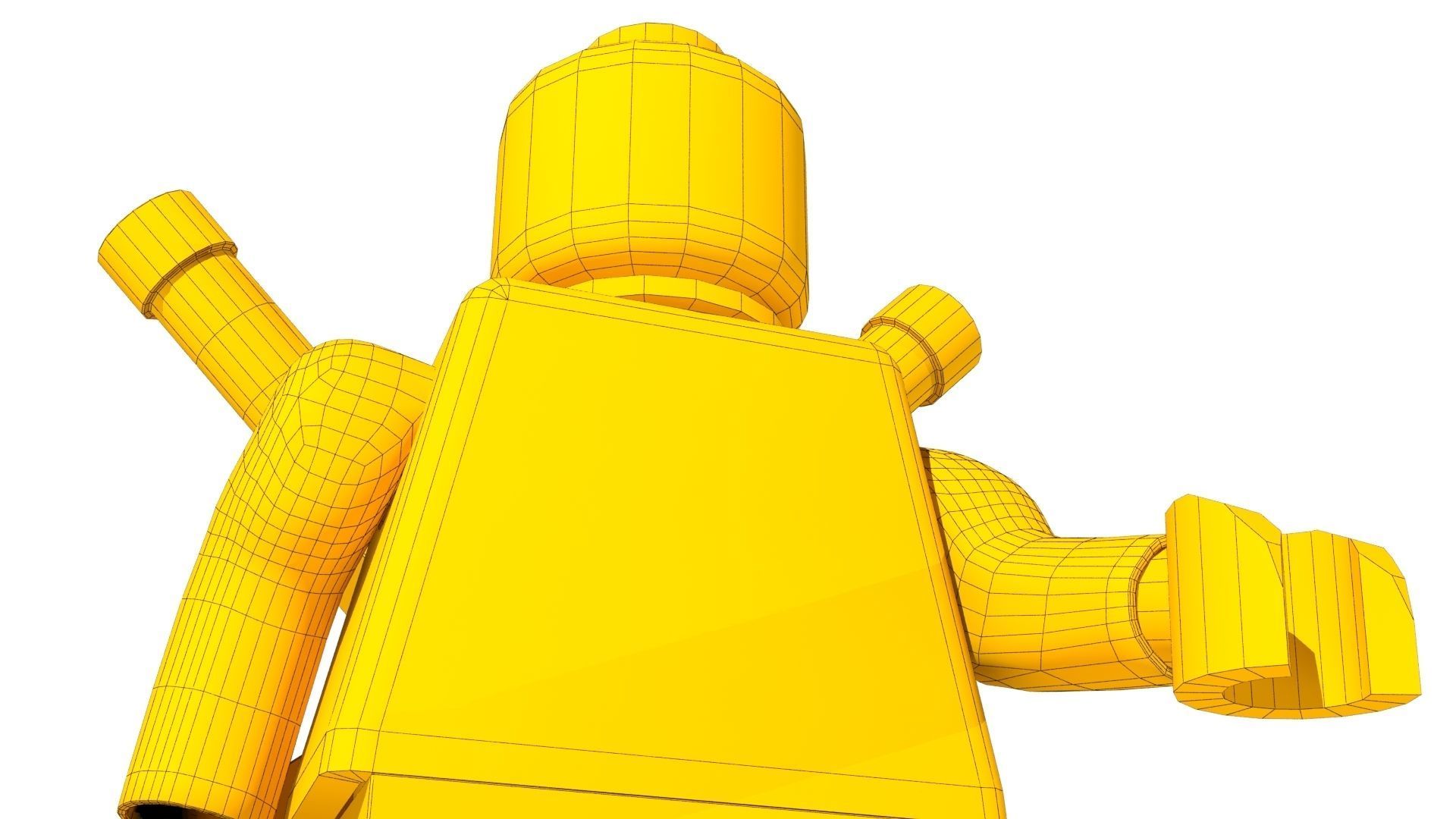 Deadpool Lego Character Low-poly 3D model_21