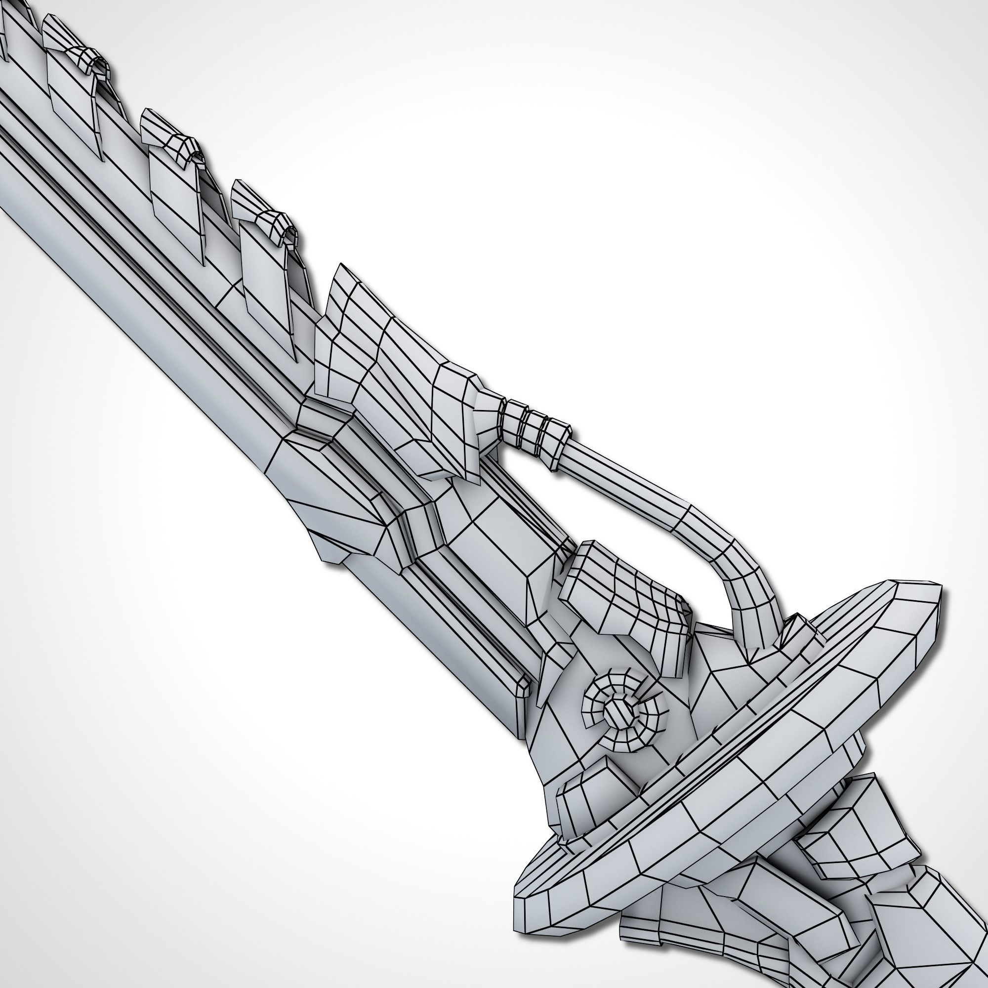 Sci-fi Swords Pack 4 Low-poly 3D model_70