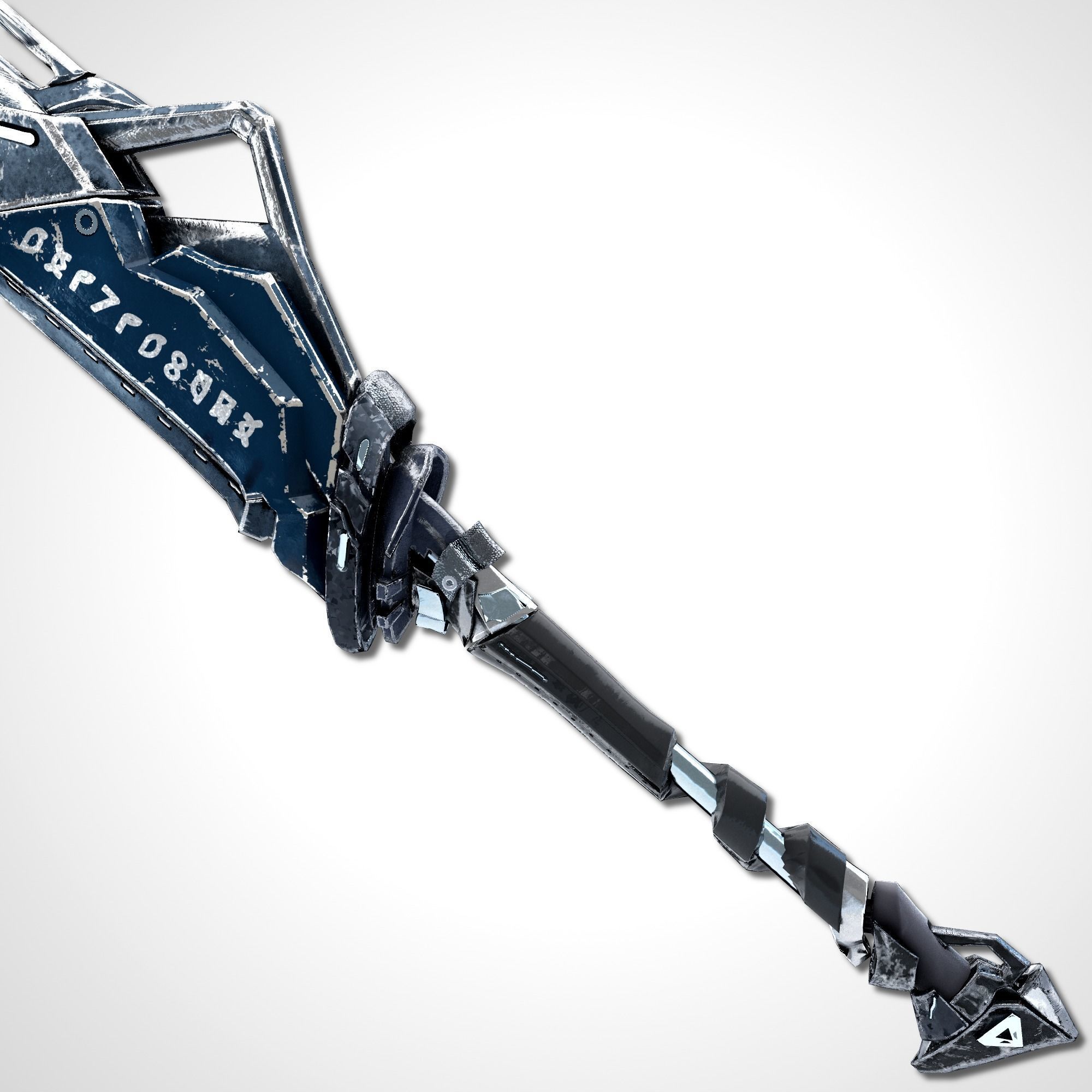 Sci-fi Swords Pack 4 Low-poly 3D model_7