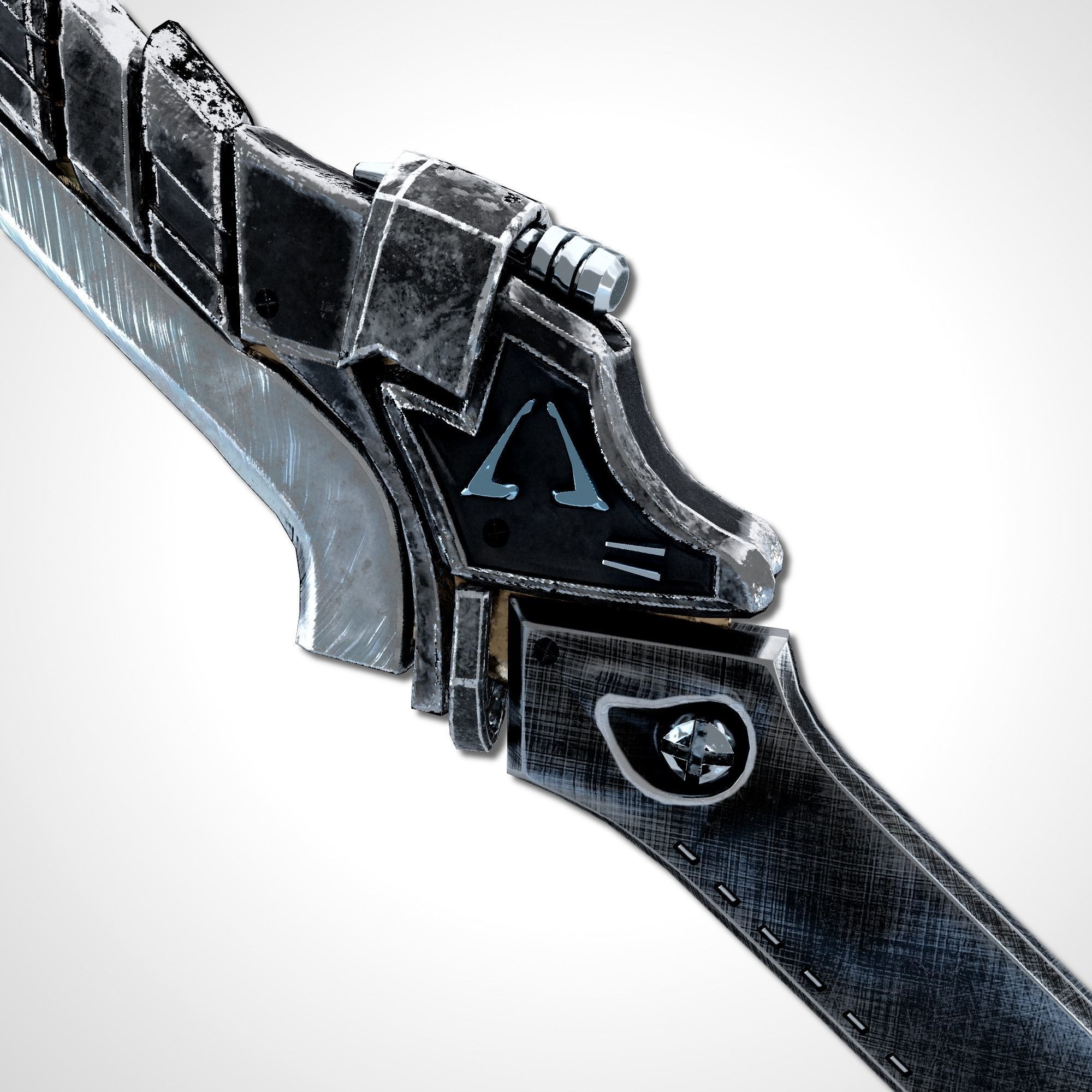 Sci-fi Swords Pack 4 Low-poly 3D model_12