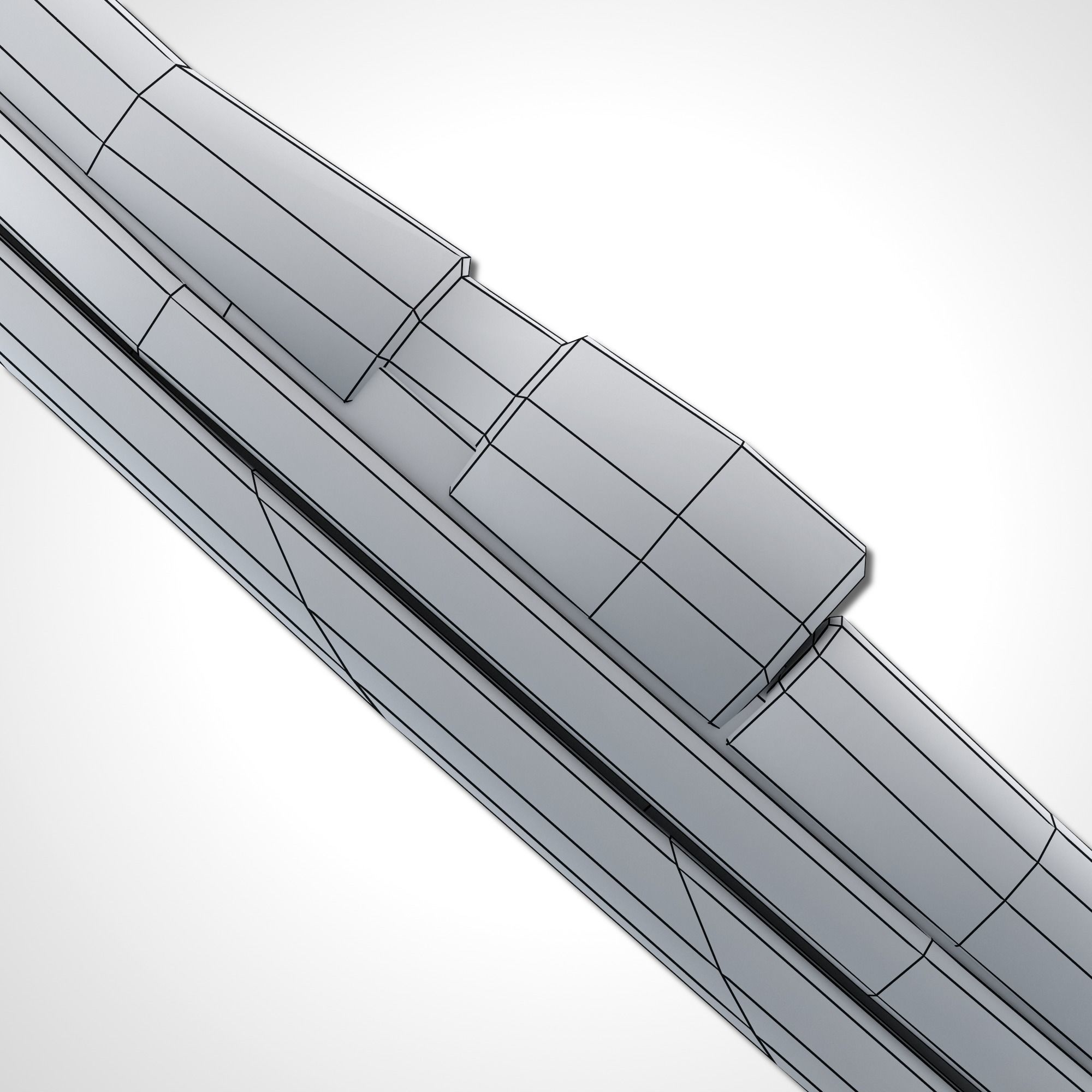 Sci-fi Swords Pack 4 Low-poly 3D model_85