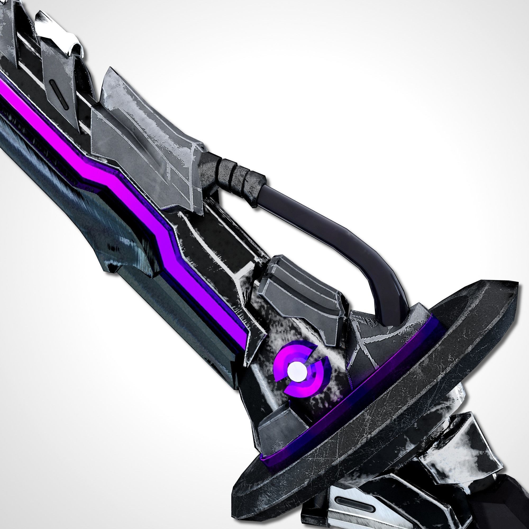 Sci-fi Swords Pack 4 Low-poly 3D model_18