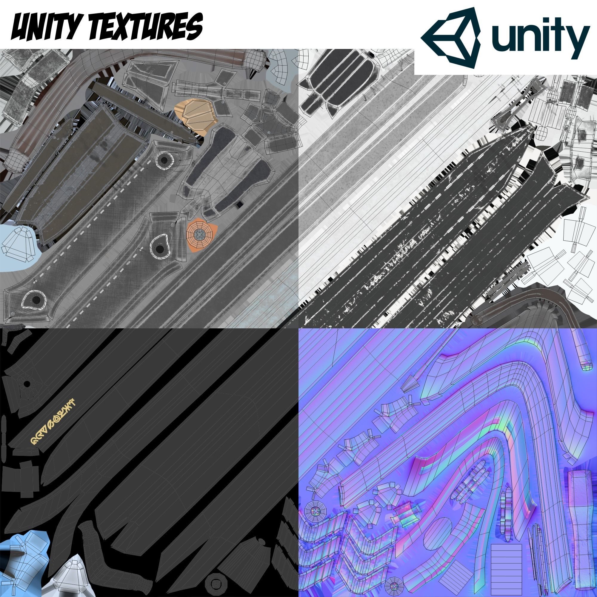 Sci-fi Swords Pack 4 Low-poly 3D model_48