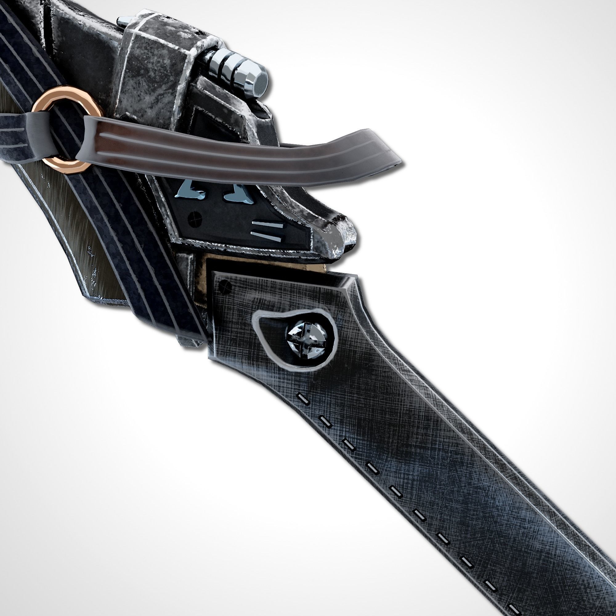 Sci-fi Swords Pack 4 Low-poly 3D model_36