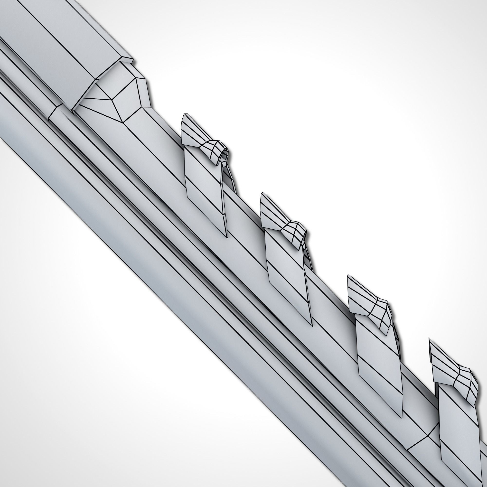 Sci-fi Swords Pack 4 Low-poly 3D model_83