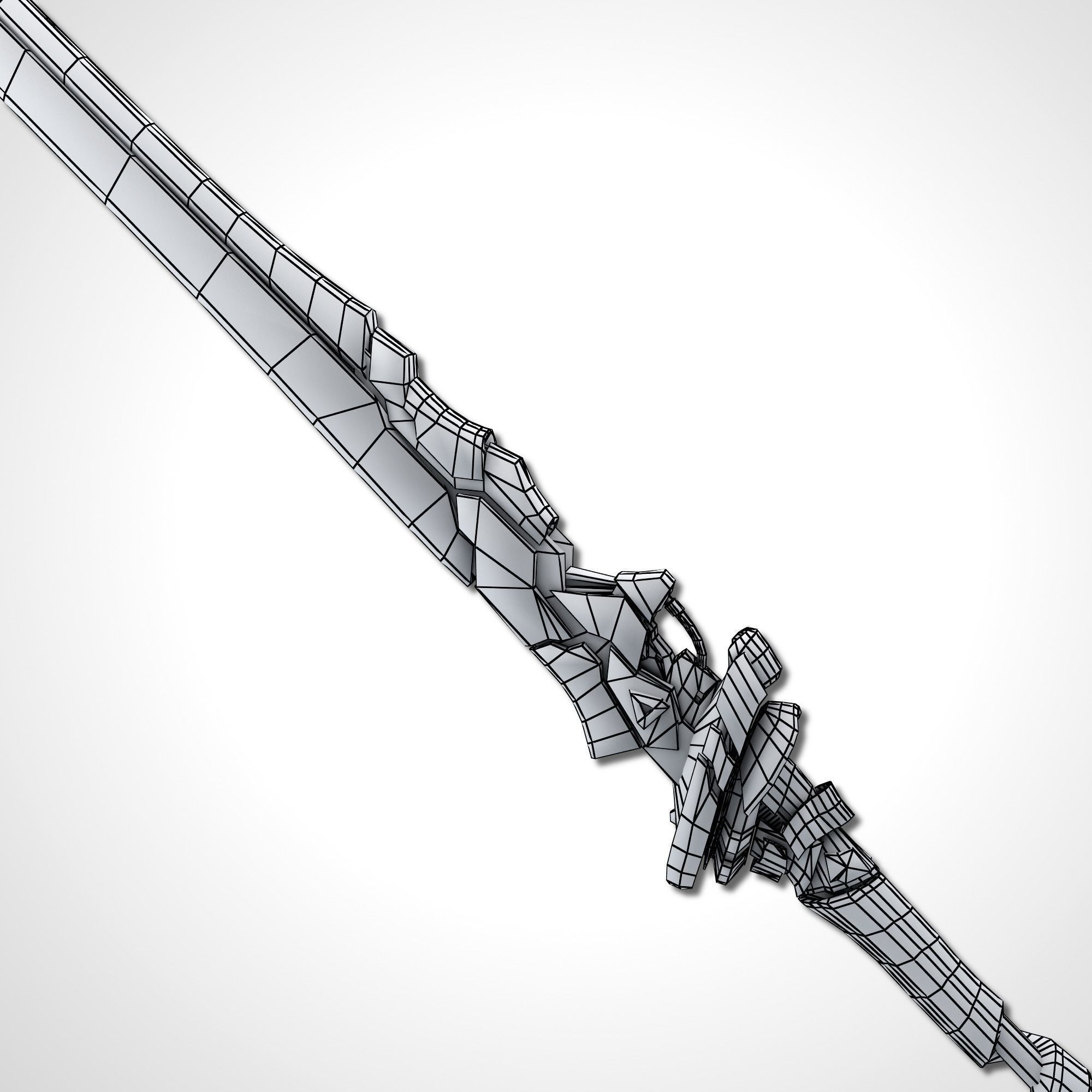 Sci-fi Swords Pack 4 Low-poly 3D model_63