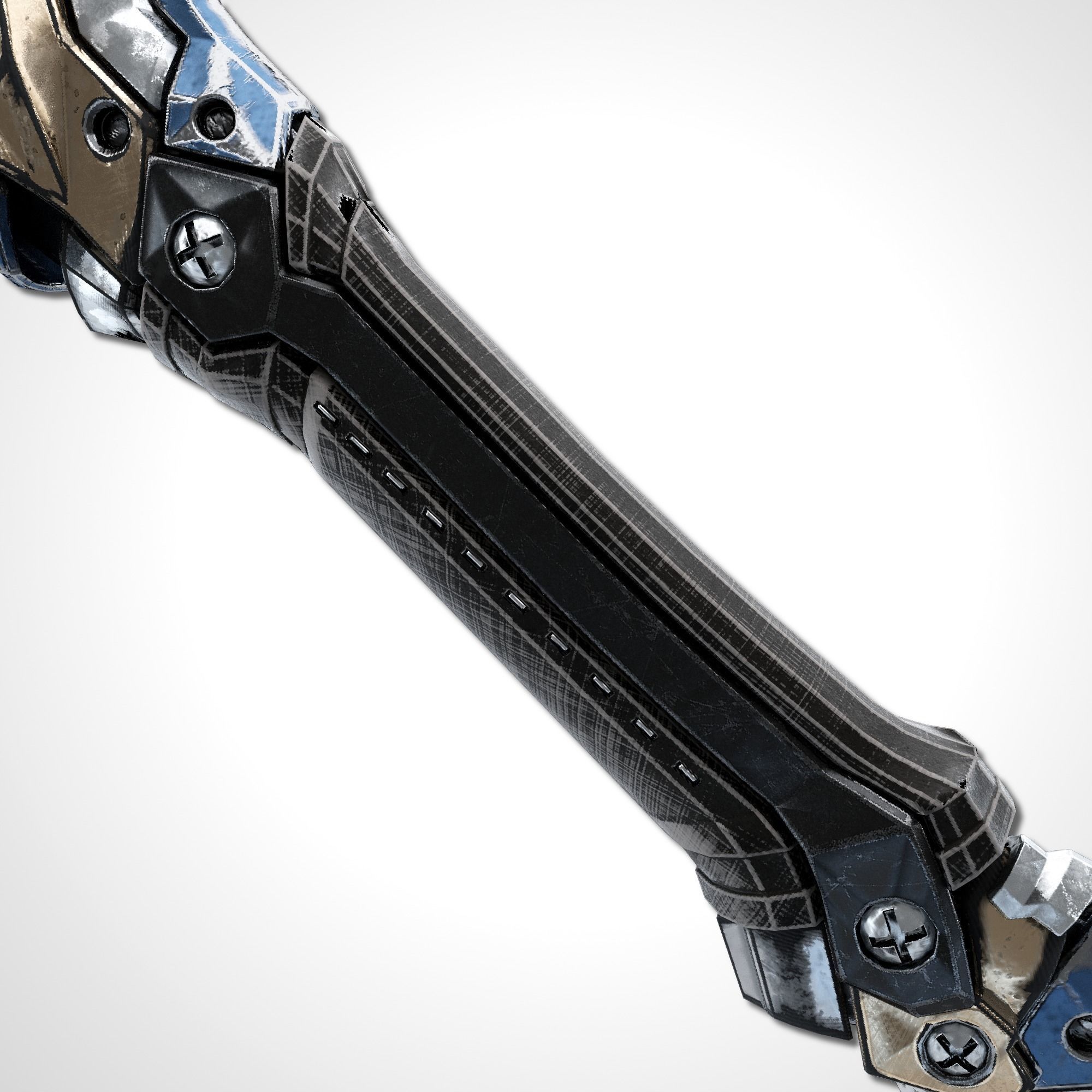 Sci-fi Swords Pack 4 Low-poly 3D model_33