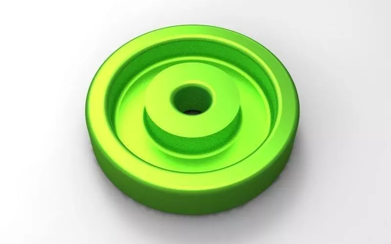 flywheel plastic wheel Free 3D model_0